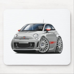 Grau-Auto Fiats 500 Abarth Mousepad