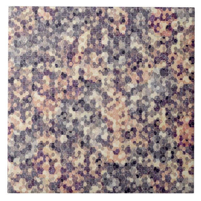 grau, beige geometrisch  fliese (Vorderseite)