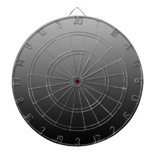 Grau bis schwarz Gradient Dartboard Dartscheibe