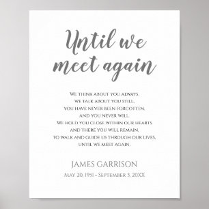 Grau Bis Wir Uns Wiedersehen Celebration Of Life G Poster