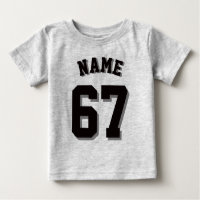 Grau & Black Baby | Sports Jersey