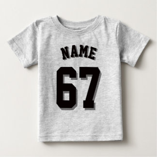 Grau & Black Baby | Sports Jersey T-shirt