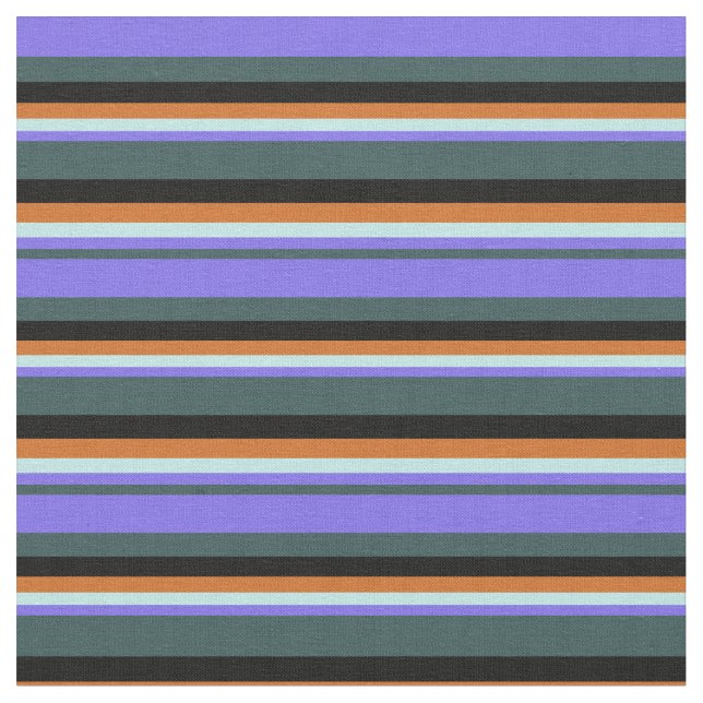 Grau, Blau, Türkis, Schokolade und Schwarz Stoff (Nahaufnahme)