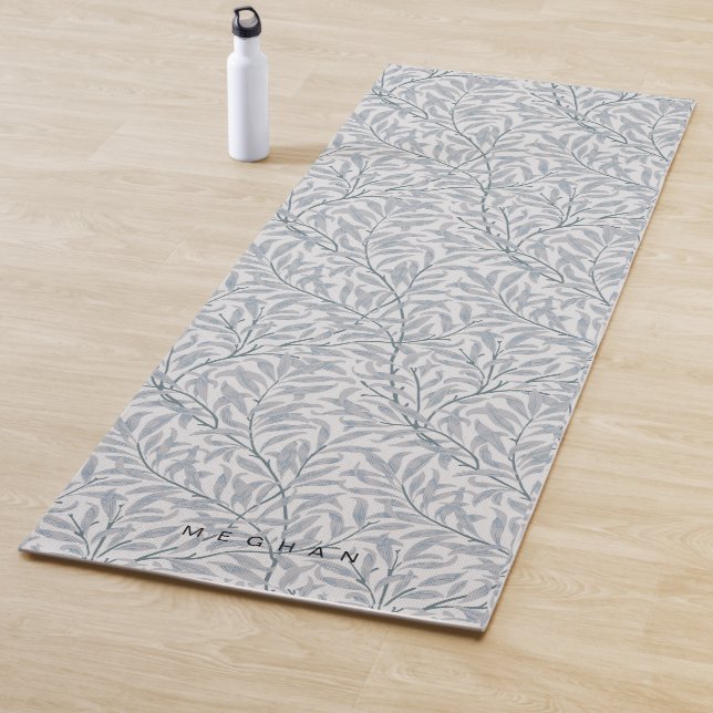 Grau-Blau-Willow-Monogram-Yogmata Yogamatte (Beispiel)