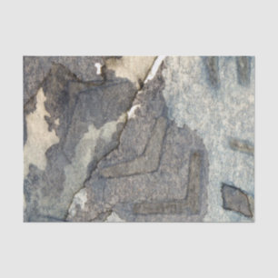 grau-blauer Hintergrund Wasserfarbe 2 Seidenpapier