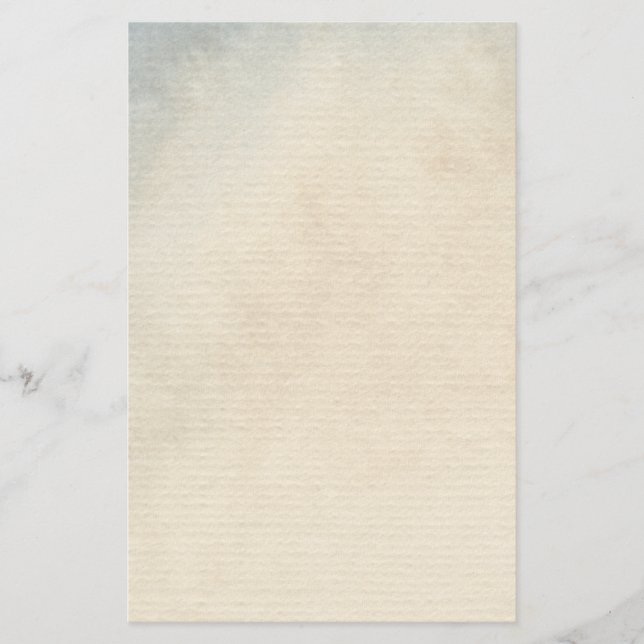 grau-blauer Hintergrund Wasserfarbe 7 Briefpapier (Vorderseite)