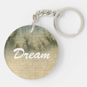 grau-blaues Hintergrund-Aquarell 6 Schlüsselanhänger