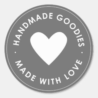 Grau Blue Handmade Goodies Sticker