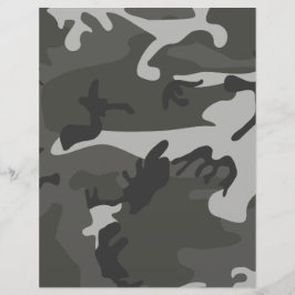 Grau Camouflage Scrapbooking Handwerkspapier