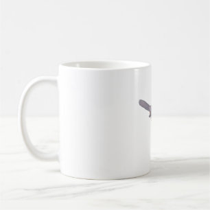 Grau Catbird Aquarellbilder Kaffeetasse