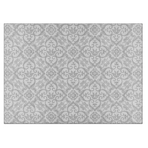 Grau Damask Cutting Board Schneidebrett
