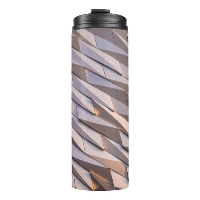 Grau digital thermosbecher (Vorderseite)