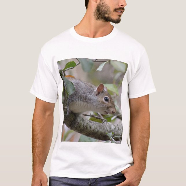 Grau-Eichhörnchen Behalte T-Shirt (Vorderseite)