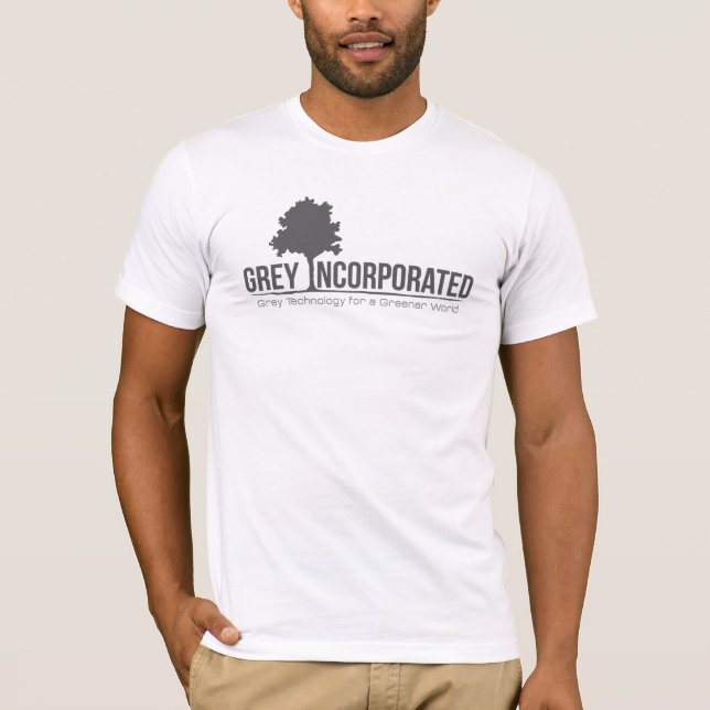Grau enthaltenes T-Shirt (Vorderseite)