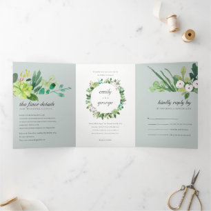 GRAU ERFOLGREICHE GEWÄSSERSPEICHERUNG DREIFACH GEFALTETE EINLADUNG