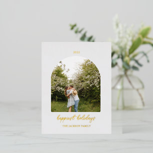 Grau   Frohe Weihnachten Foto Folie Feiertag Postk