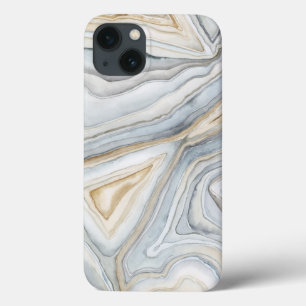 Grau gemarmorter abstrakter Entwurf Case-Mate iPhone Hülle