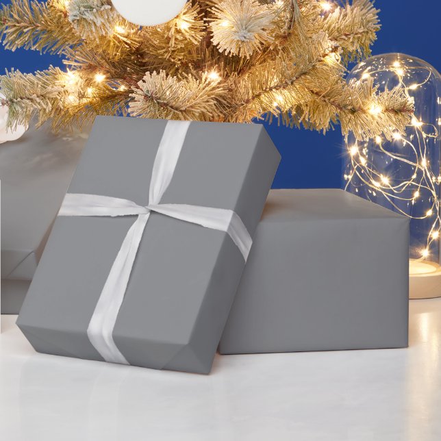 Grau Geschenkpapier (Feiertage)