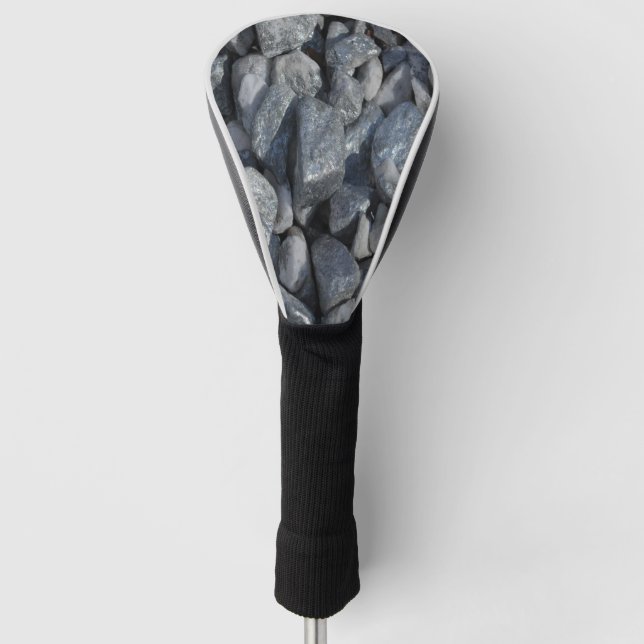 Grau-Gray Stones Golf Headcover (Vorderseite)