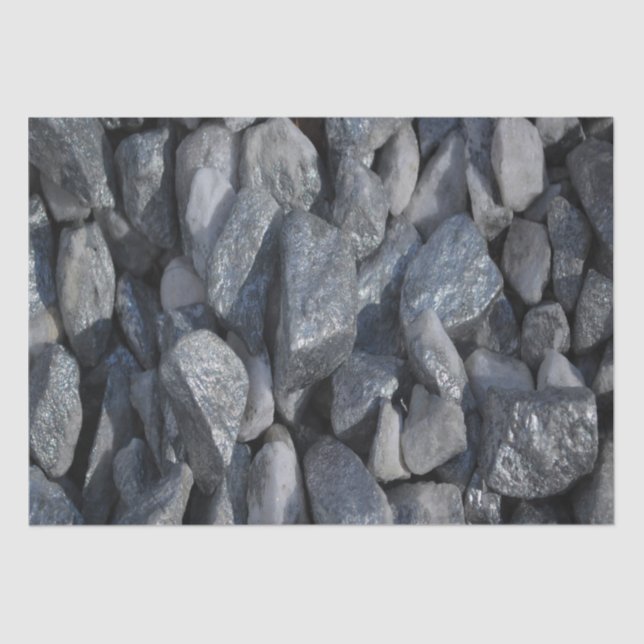 Grau-Gray Stones Seidenpapier (Vorderseite)