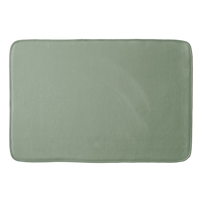 Grau Green Bath Mat Badematte (Vorderseite)