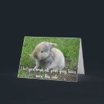 Grau Hair Funny Age Bunny Birthday Karte<br><div class="desc">Dieses Design wurde mithilfe von digitaler Kunst erstellt und kann in dem Bereich personalisiert sein, der zur Verfügung gestellt wird, oder indem Sie den Klick wählen, um weitere Optionen anzupassen und den Namen, die Initialen oder die Wörter zu ändern. Sie können auch die Textfarbe und den Textstil ändern oder den...</div>