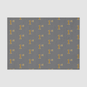 Grau, Imitate Gold 1. (First) Event Tissue Paper Seidenpapier