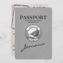 Grau Jamaica Passport Save the Date