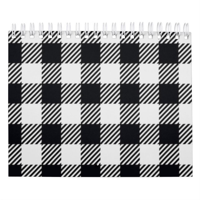 grau Kariert | Schachbretter Kalender (Titelbild)