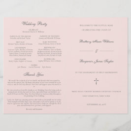 Grau-katholische Hochzeitsfeier