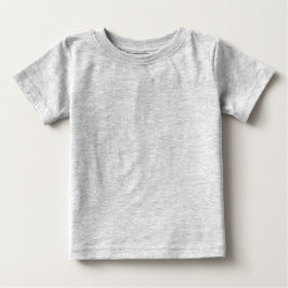 Grau-Meliert Baby T-shirt