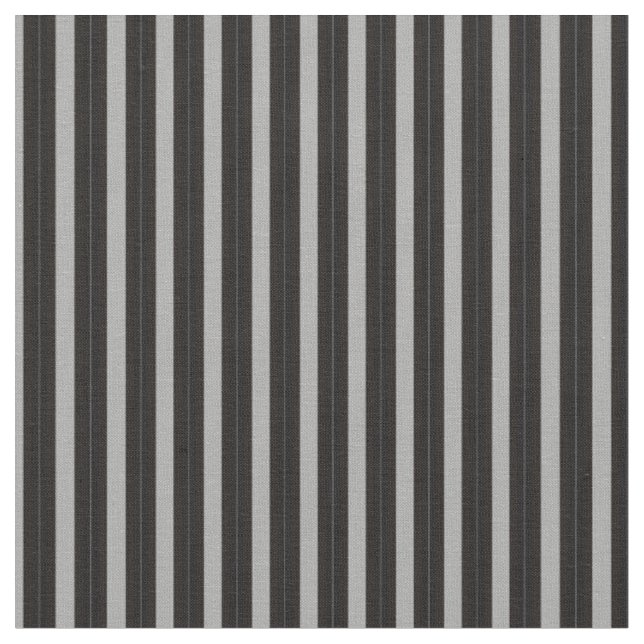 grau mit schwarzen Streifen Stoff (Nahaufnahme)