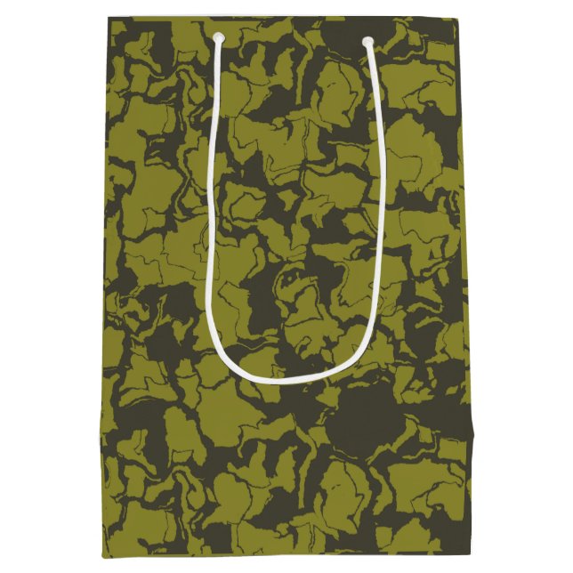 Grau Mittlere Geschenktüte (Rückseite)