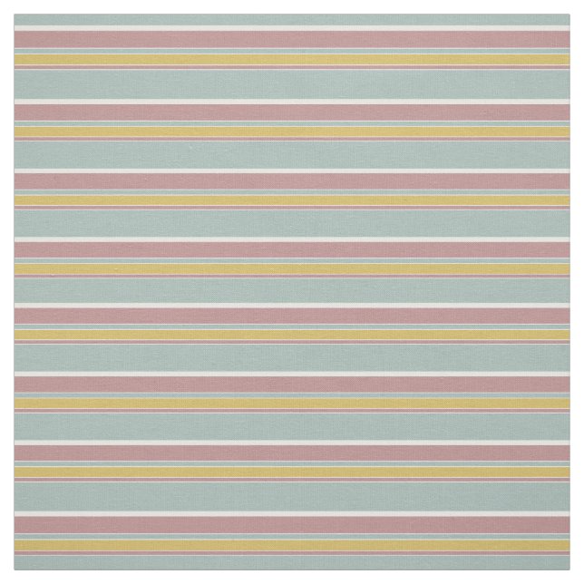 Grau-Ocker-Gelbes Mauve Streifen Muster Stoff (Muster)