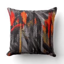 Grau Orange Red Abstrakt