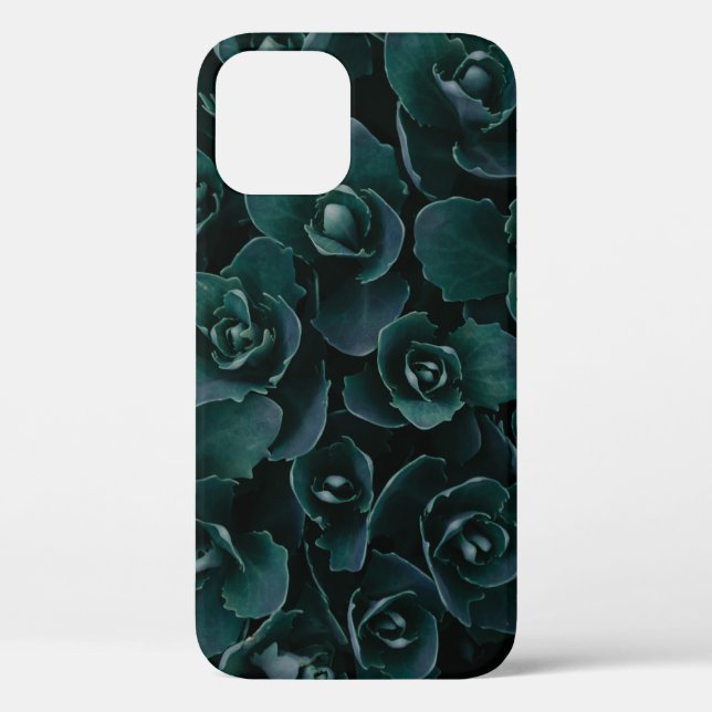 GRAU PETAL BLUME IM BLUME Case-Mate iPhone HÜLLE (Rückseite)