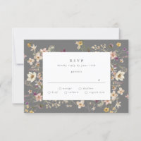 Grau PREMIUM | Menge Getrocknete Wildblume