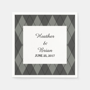 Grau Raute Paper Napkins Serviette