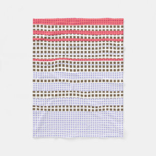 grau, rosa, braun, kariert fleecedecke