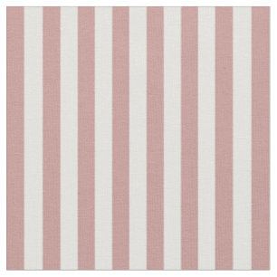 Grau-Rosa & Elfenbein Streifen Stoff