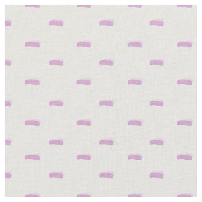 Grau Rosa minimalistischer Striche auf Weiß Stoff (Nahaufnahme)
