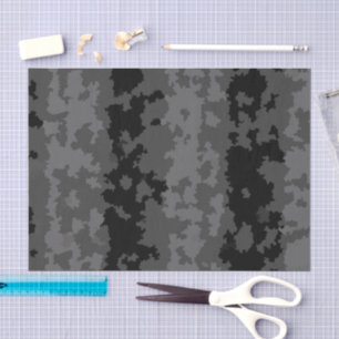 Grau Schwarzes Unregelmäßiges Abstractes Musterdes Seidenpapier
