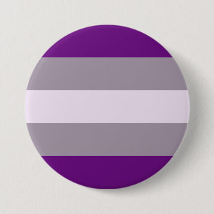 Grau Sexuelle Pride-Flagge Button