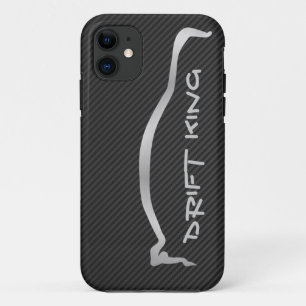 Grau-Silhouette "Antrieb-König-" Evolution X Case-Mate iPhone Hülle