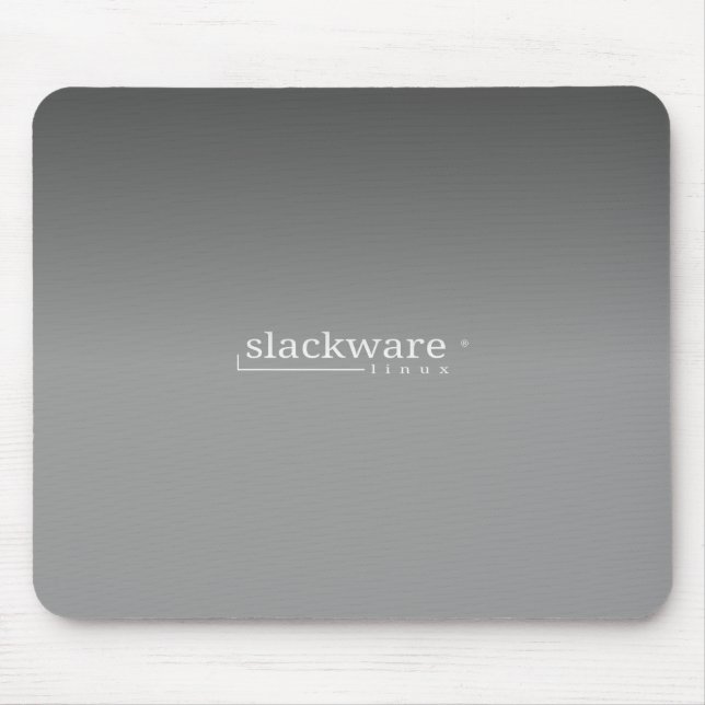 Grau Slackwares Linux Mousepad (Vorne)