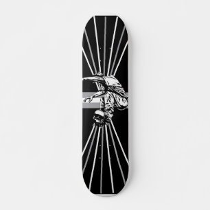 Grau-Spektrum-Skateboard Skateboard