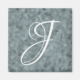 Grau Squared Crystal Pattern Magnet