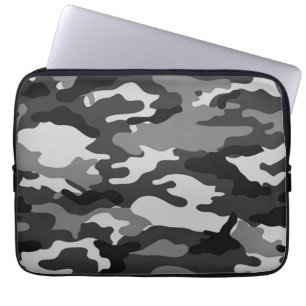 Grau-Tarnung Neopren-Laptop Laptopschutzhülle