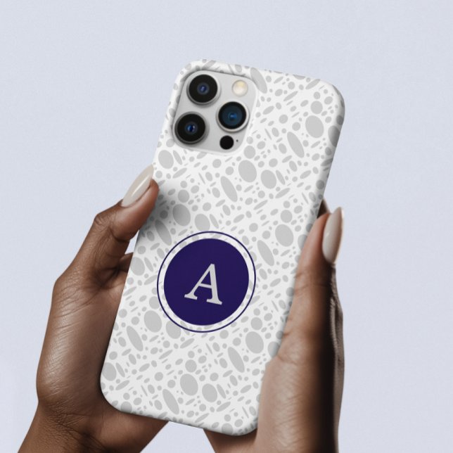 Grau und Blau Case-Mate iPhone Hülle (Von Creator hochgeladen)