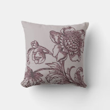 Grau und Burgund Botanisch | Blume in Bloom